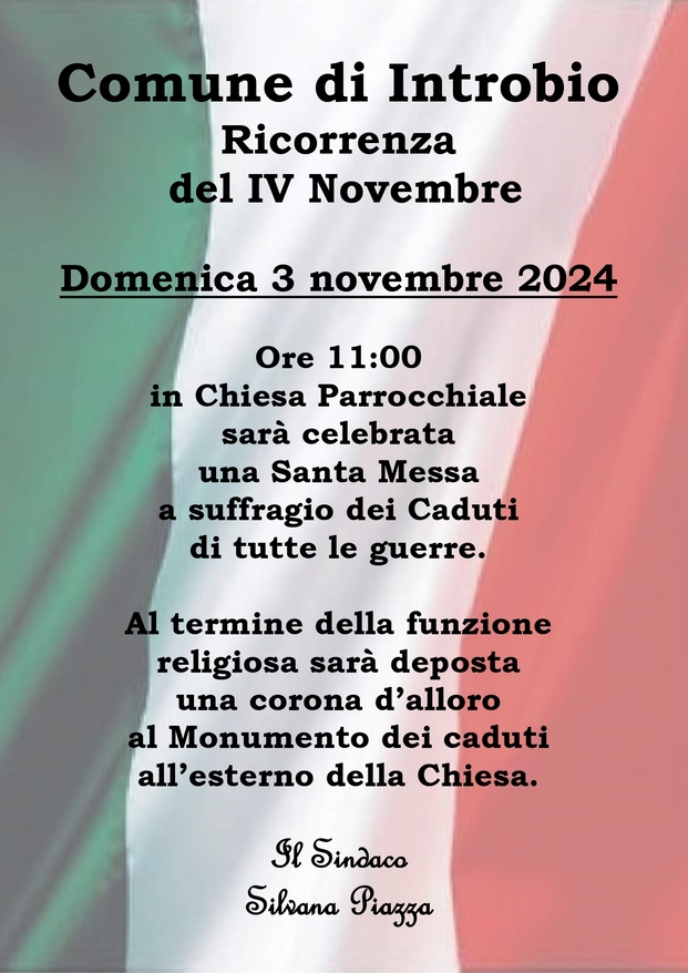 Locandina IV Novembre